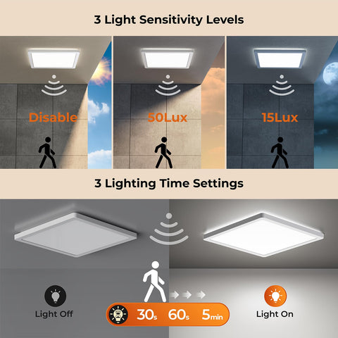 BLNAN ultra-thin 12-inch ceiling light with a sleek low-profile design.