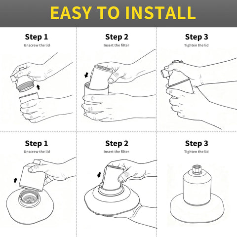 BLOTMS universal install guide shows quick, tool-free setup.
