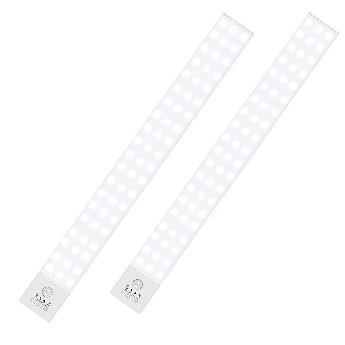 BLS 60-LED closet light, front view, bright daylight illumination for small spaces.