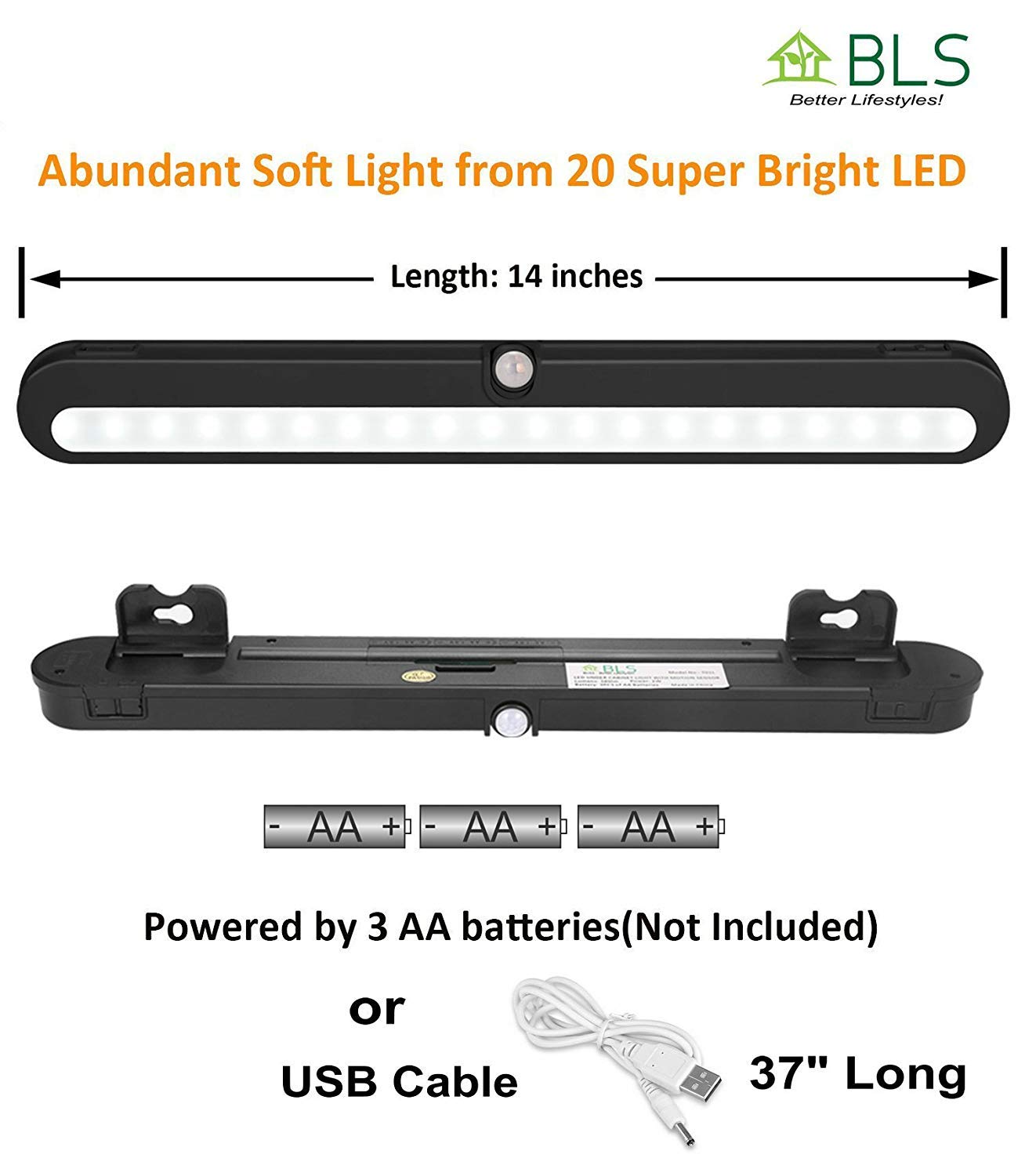 BLS T01LB delivers 180 lumens of soft white light for clear visibility.