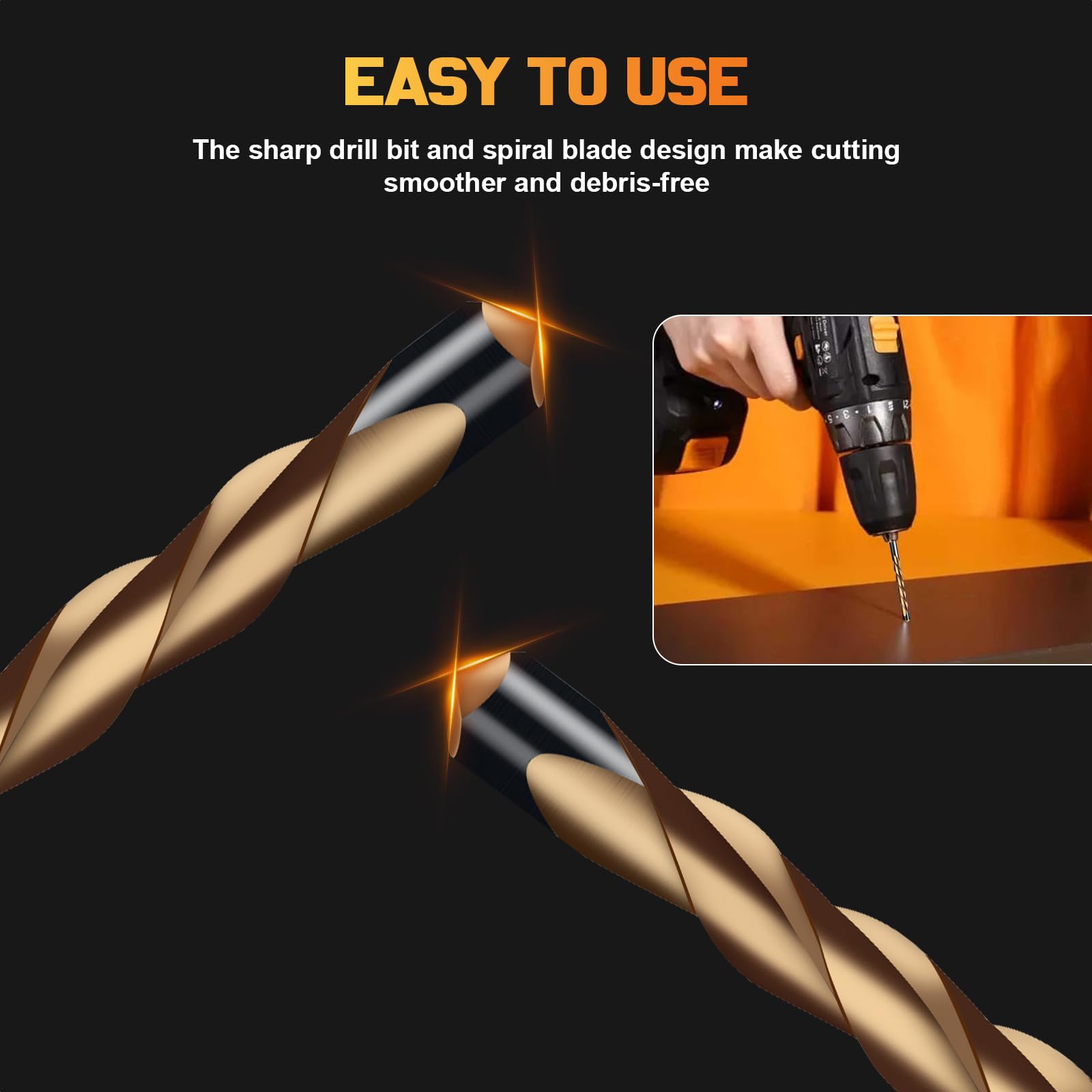 Blu7ive 50-piece drywall bits pack showcased for bulk project efficiency