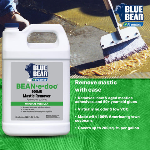 Blue Bear 500MR provides broad coverage per gallon.