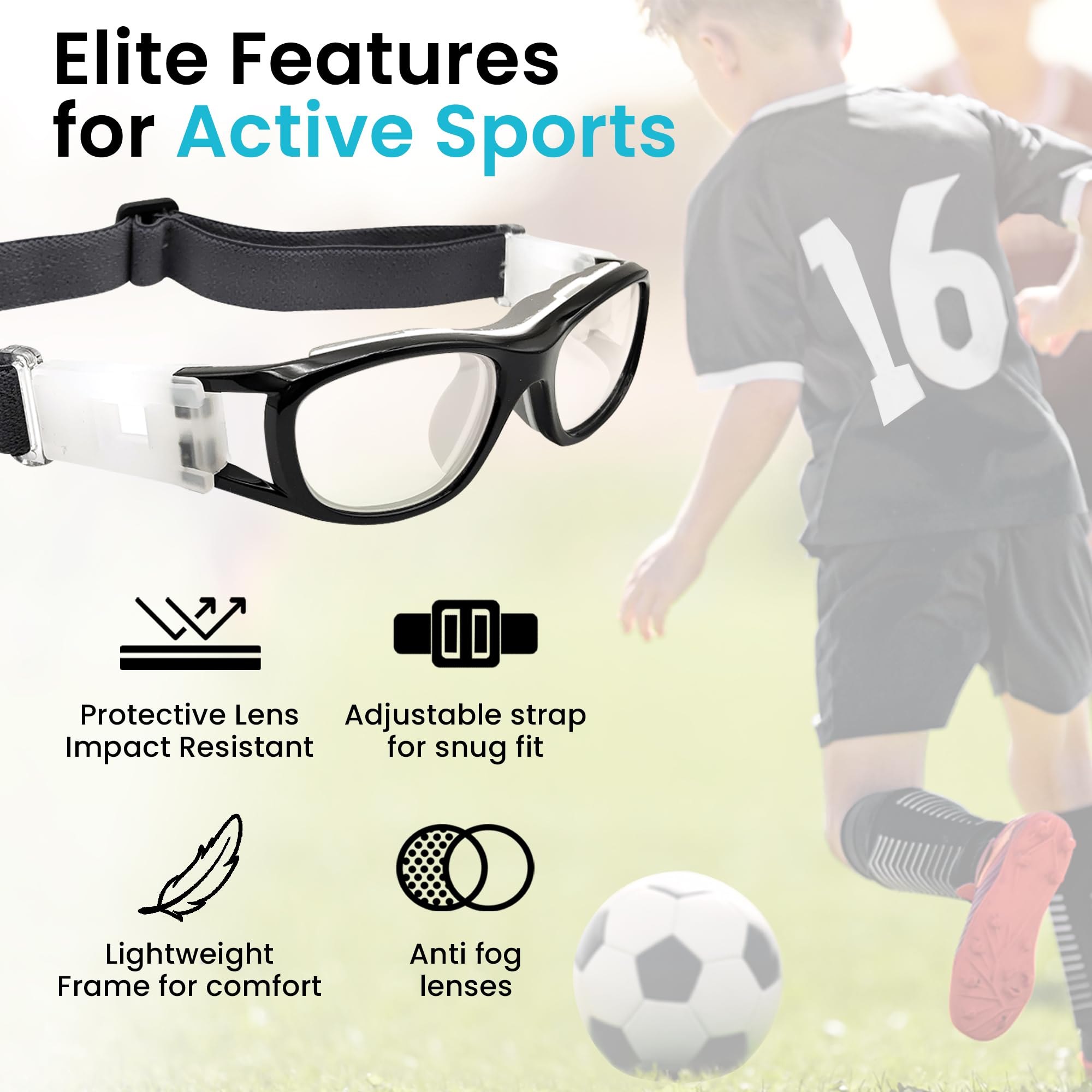 Blue Cut Safety Goggles – anti-fog lens maintains visibility during intense activity.