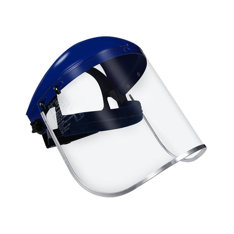 Blue Eagle face shield clear visor delivers crystal-clear visibility for detailed work