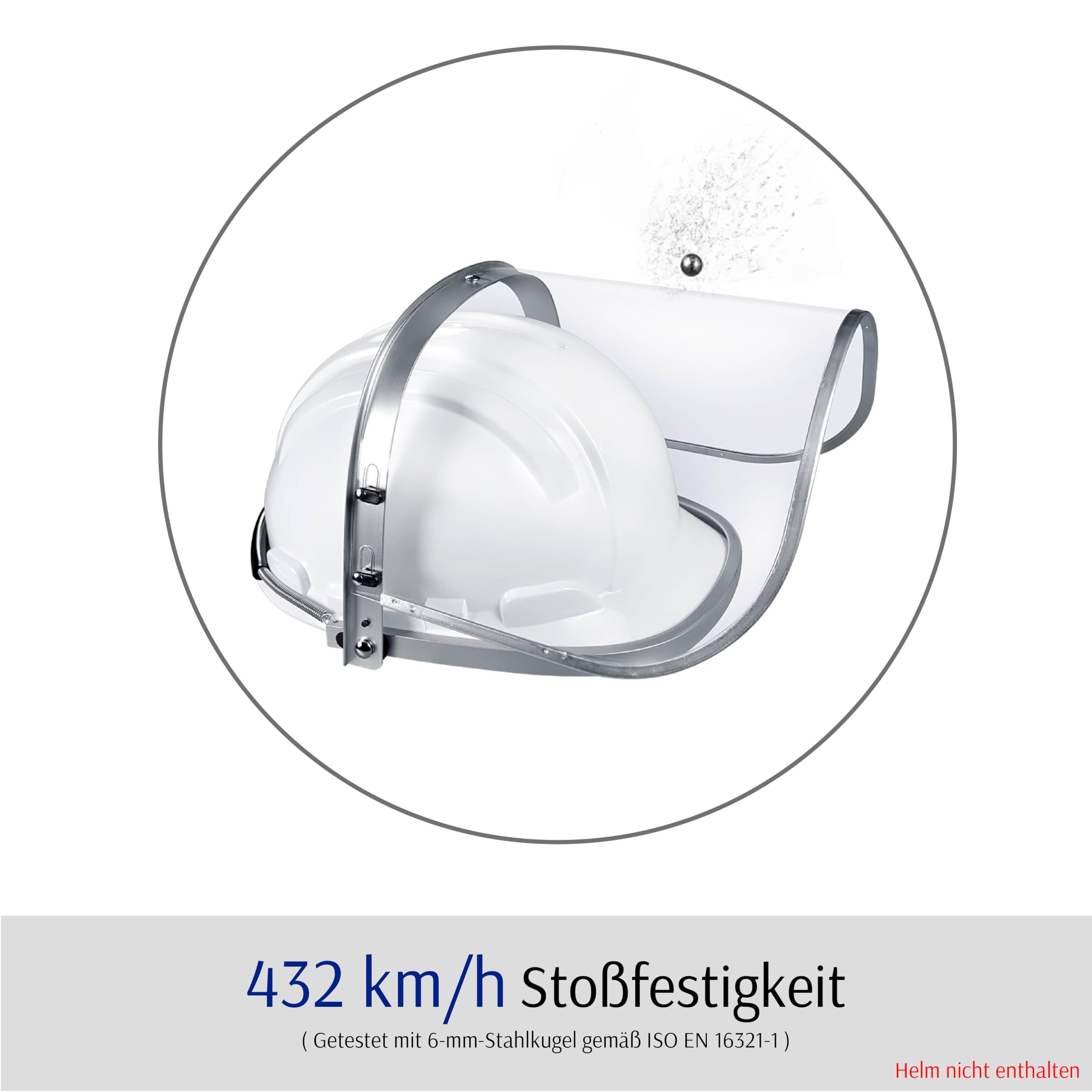 Blue Eagle inner-frame secure mount keeps the shield firmly in place.