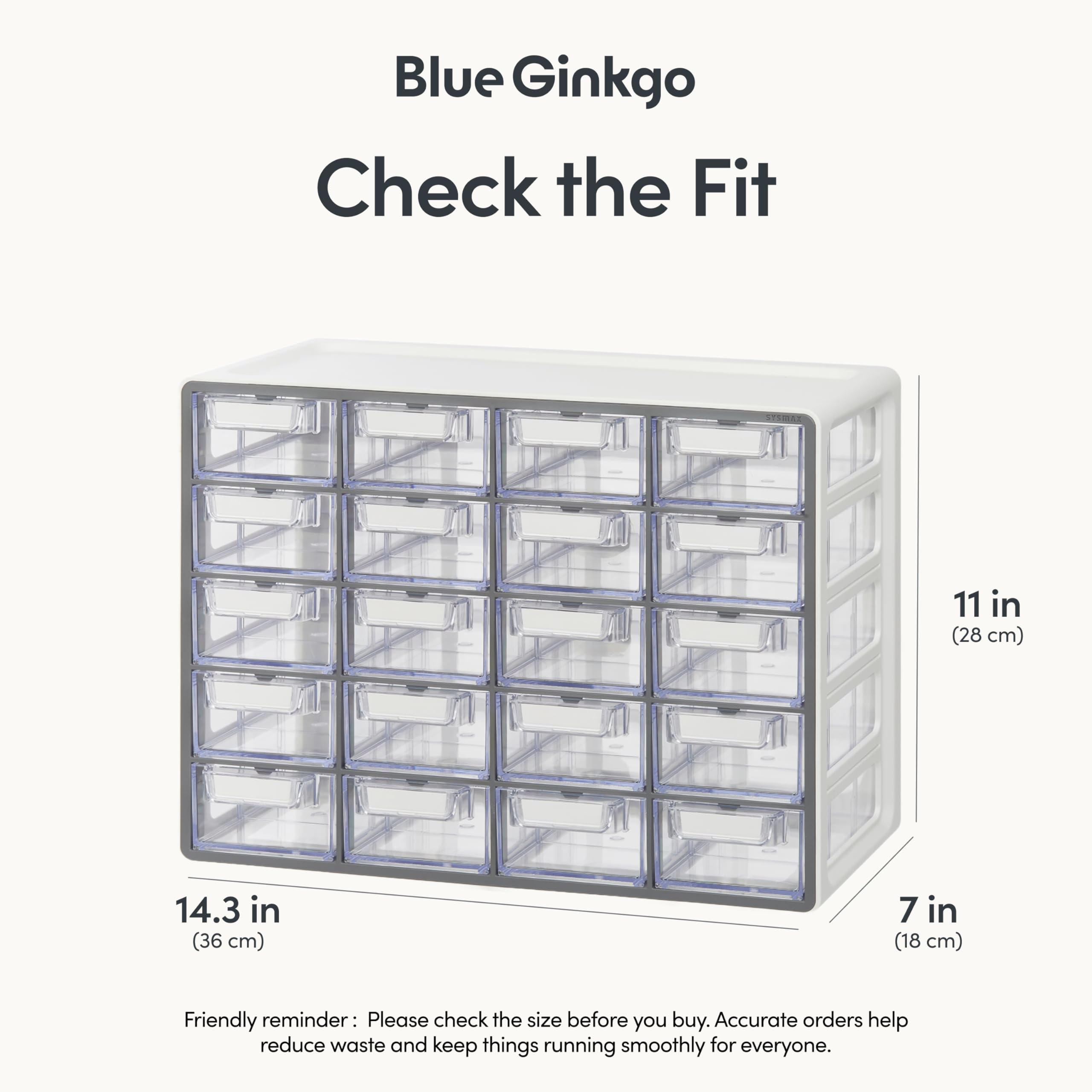 Blue Ginkgo stackable cabinet assembly for space-saving organization in busy workspaces.