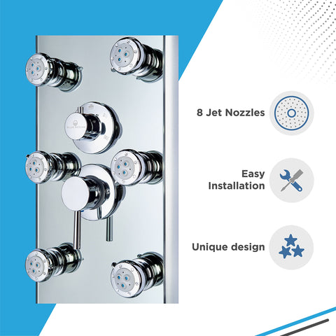 Blue Ocean SPA392M eight adjustable jets for targeted hydro massage