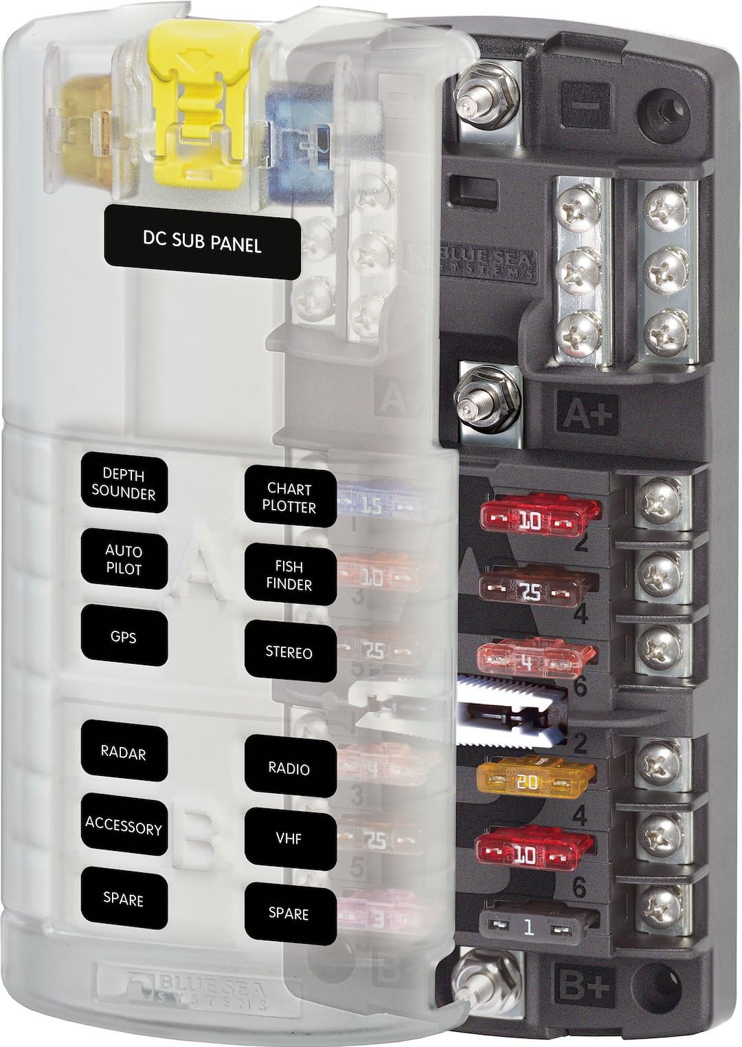 Blue Sea Systems 5032 ST with ground enables safer, more reliable marine wiring connections.
