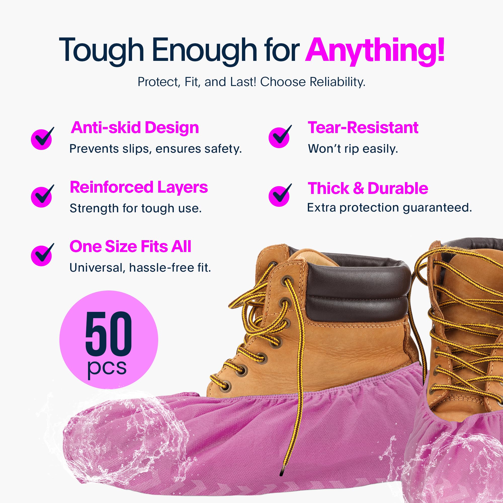 blue shoe guys water-resistant protectors guard floors from spills and moisture.