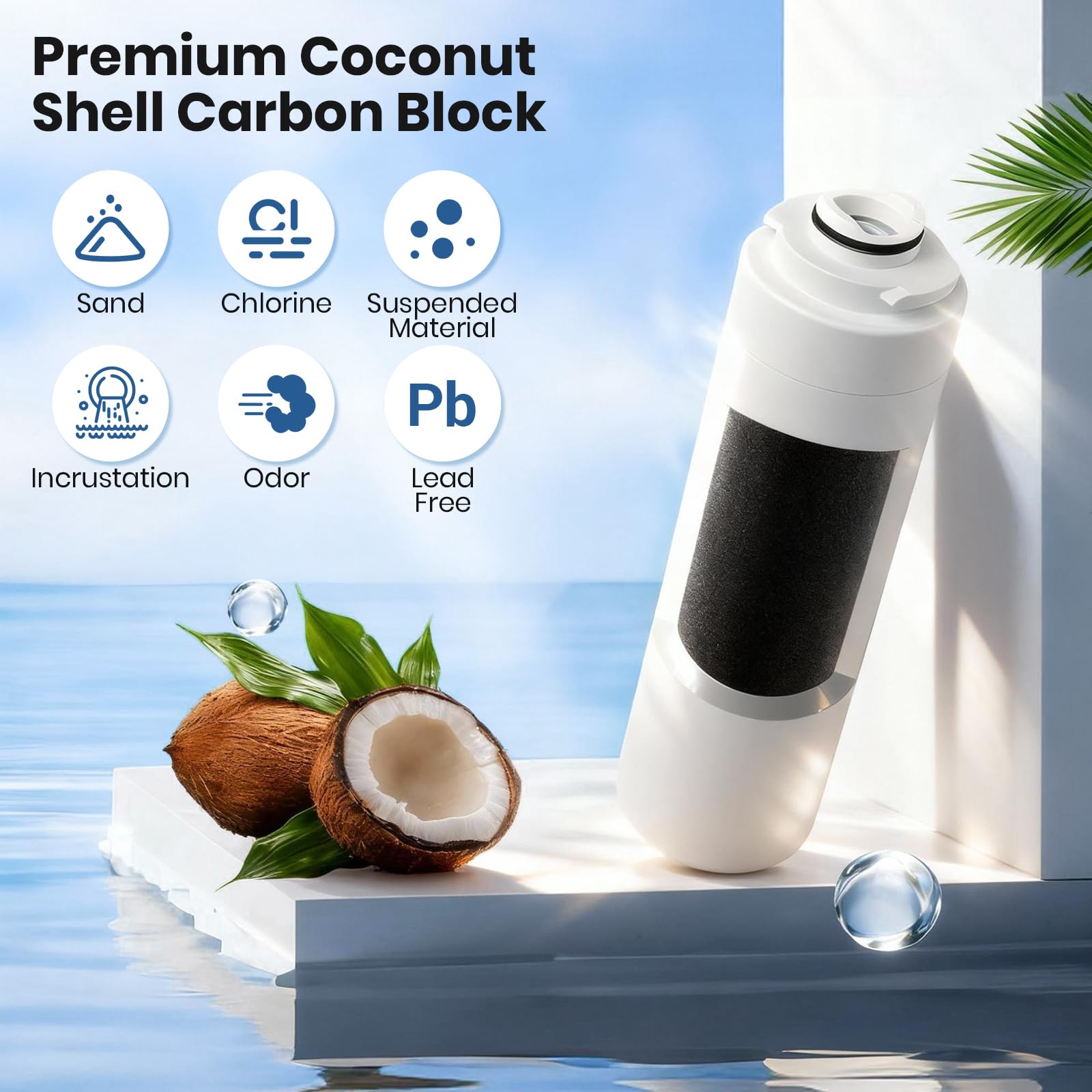 Bluearks high-capacity 3000-gallon filter promises long life for families.