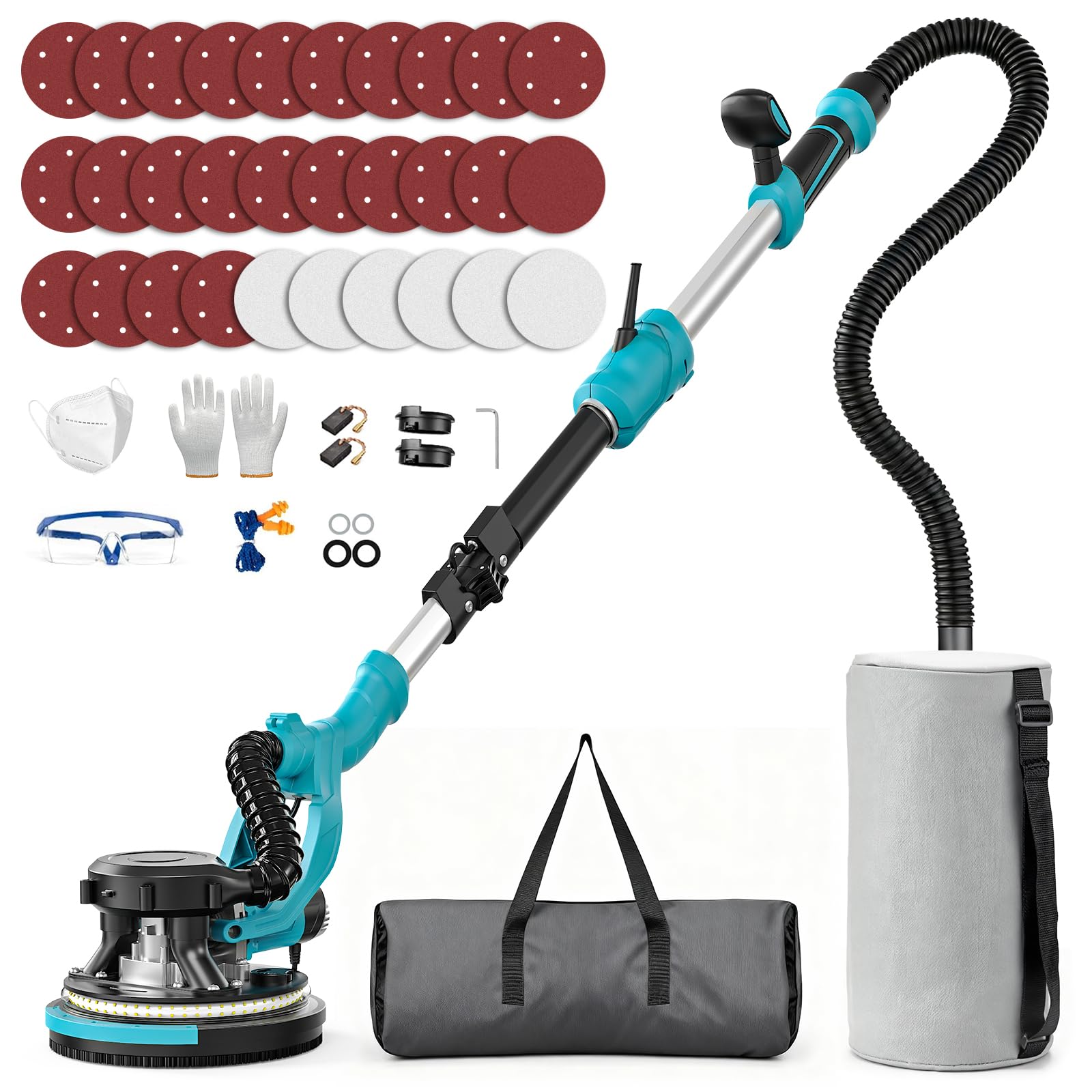 Bluebow drywall sander with 1000W motor for smooth wall and ceiling sanding.