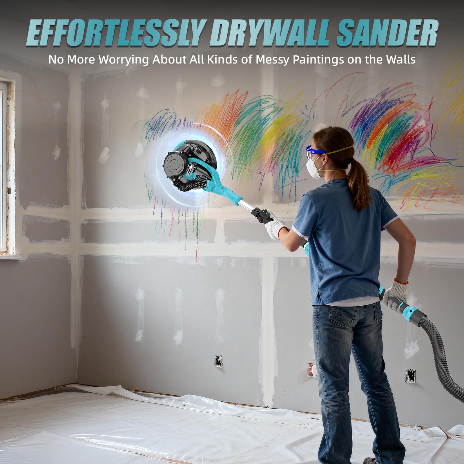Bluebow in-use shows a dust-free workflow and cleaner job sites.