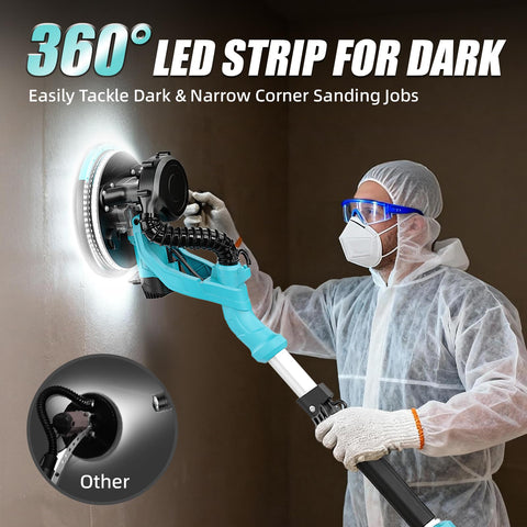Bluebow six-speed control supports 800-2200 RPM for tailored finishing.
