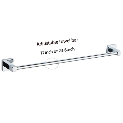 BlueByrne chrome towel ring adds compact drying space beside sink