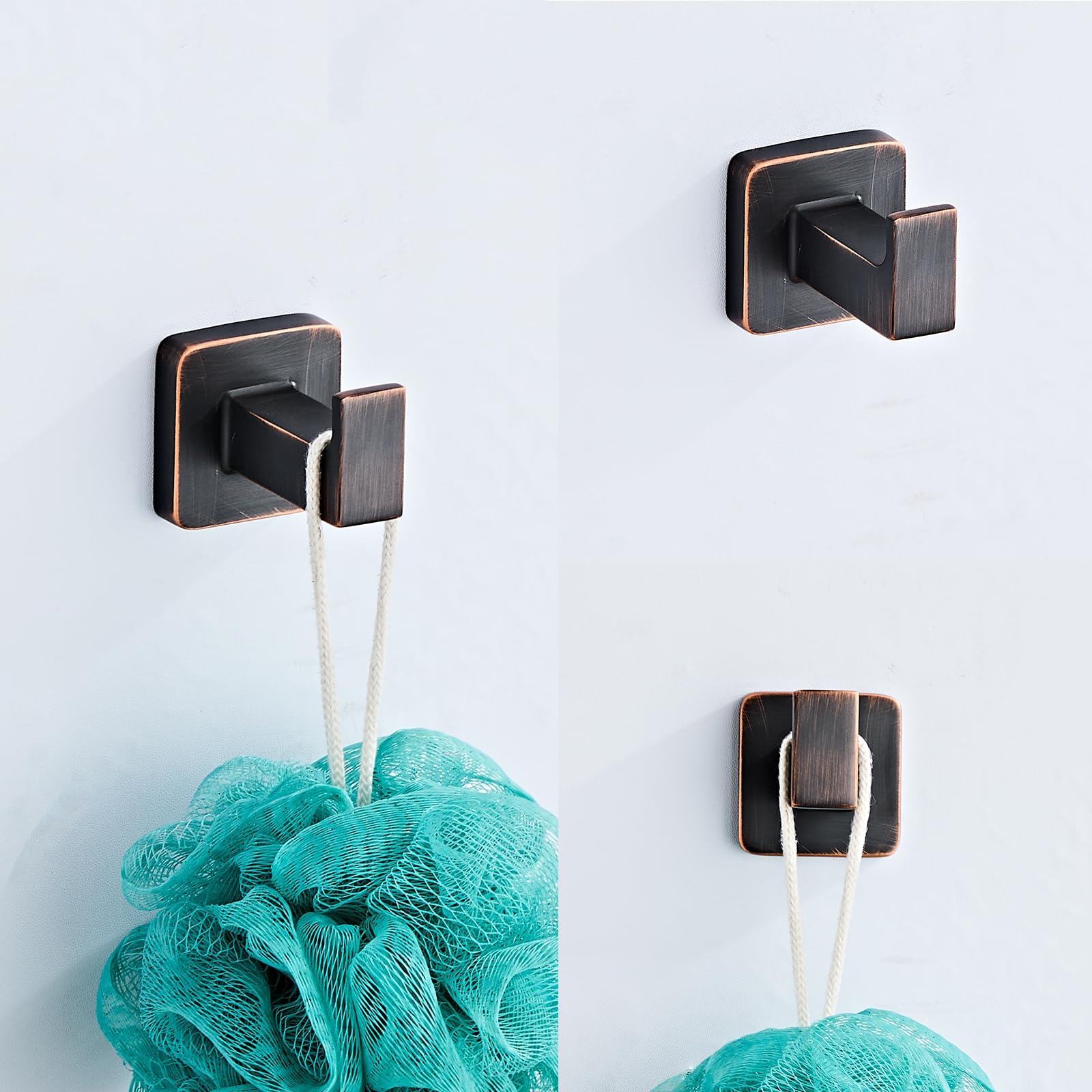 Bluebyrne wall hook, sturdy mount for robes and towels