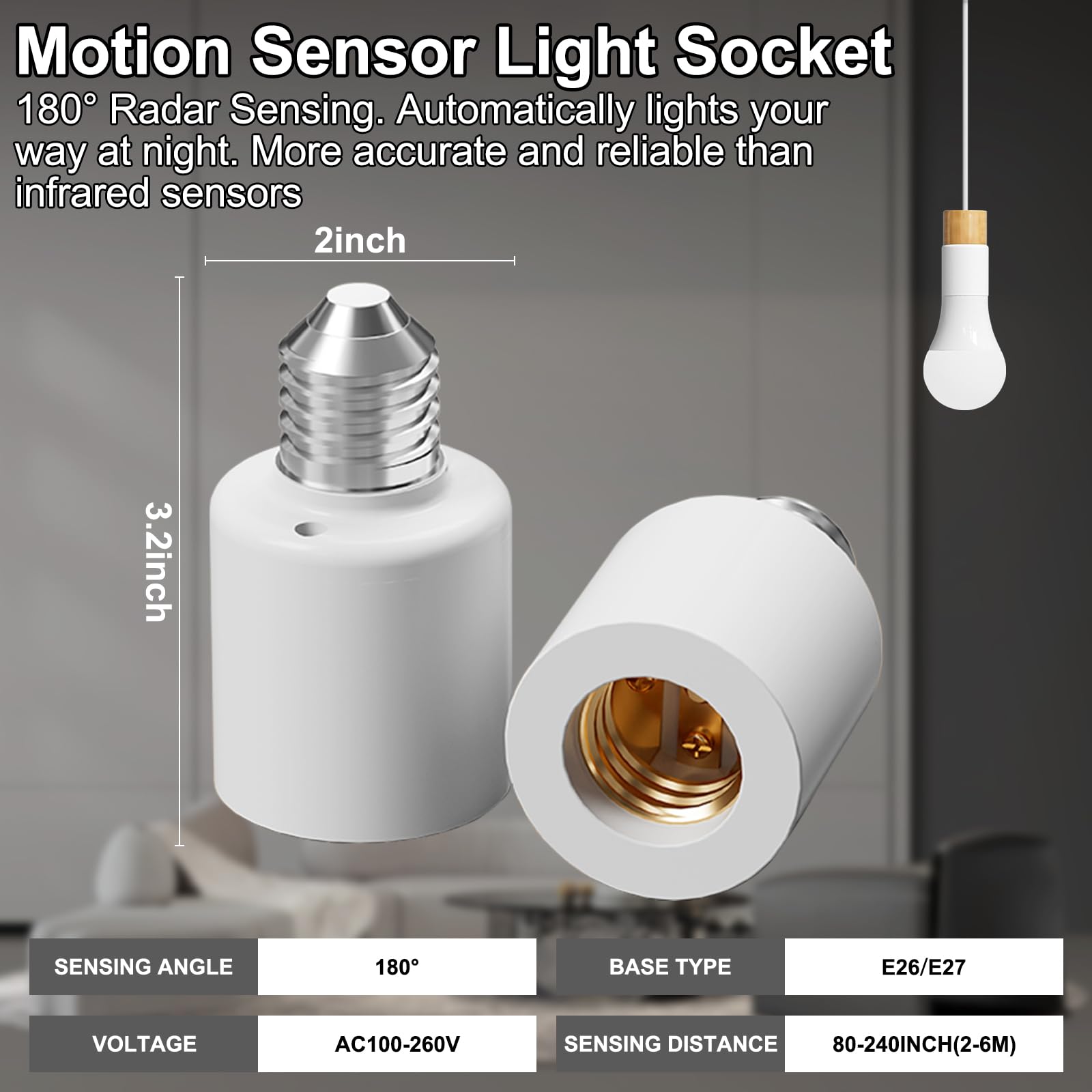 Bluedery energy-saving delay keeps lights off until motion stops.
