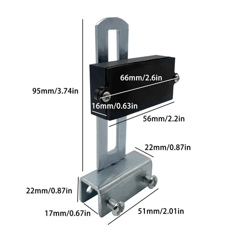 BlueDex magnet closeup showing reinforced nylon and metal core