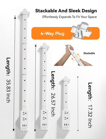 Blueera extender with a four-angle base for flexible wall mounting