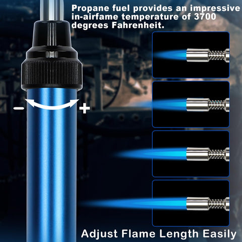 BlueFire three-foot hose provides flexible movement during use.
