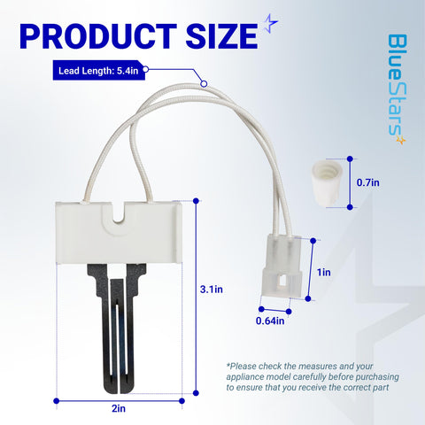 BlueStars LH33ZS004 heating element close-up highlights rapid ignition potential