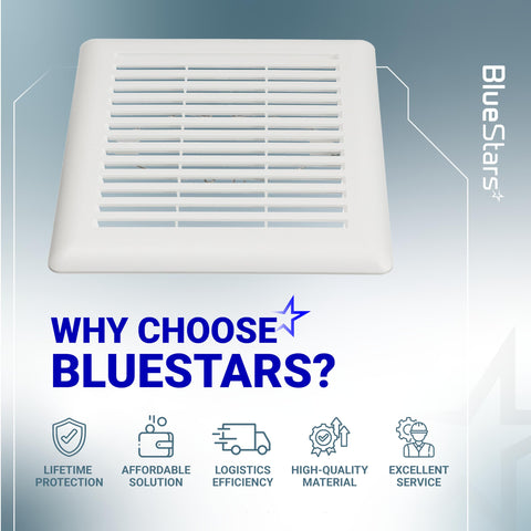 BlueStars lifetime-protection guarantee offers peace of mind.