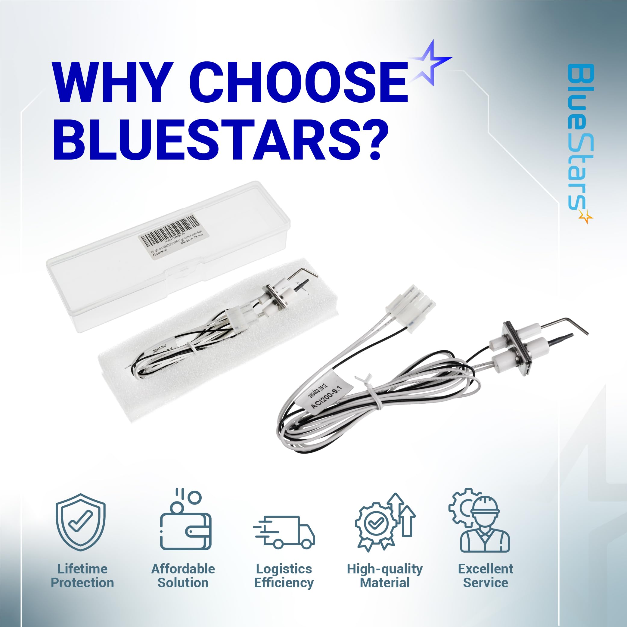 BlueStars Q3400A1024/U kit ready for furnace and boiler repairs
