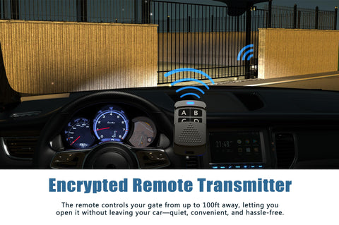 Bluetezeit condo mode simplifies multi-remote entry with single-button open and second press close