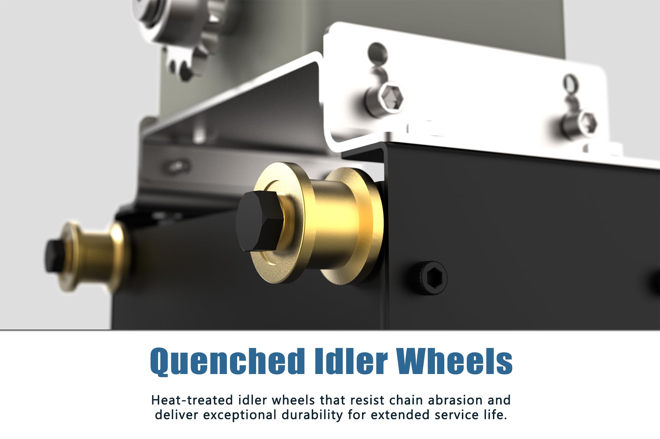 Bluetezeit copper motor delivers quiet, reliable operation throughout daily gate cycles