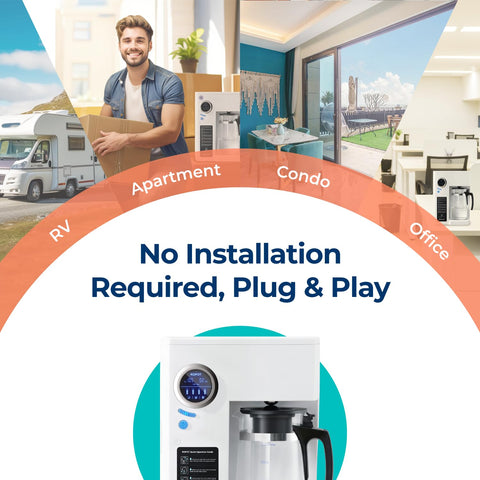Bluevua RO100ROPOT five-stage filtration for comprehensive purification
