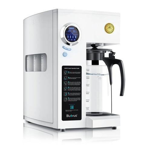 Bluevua RO100ROPOT countertop filtration system providing clean water at home
