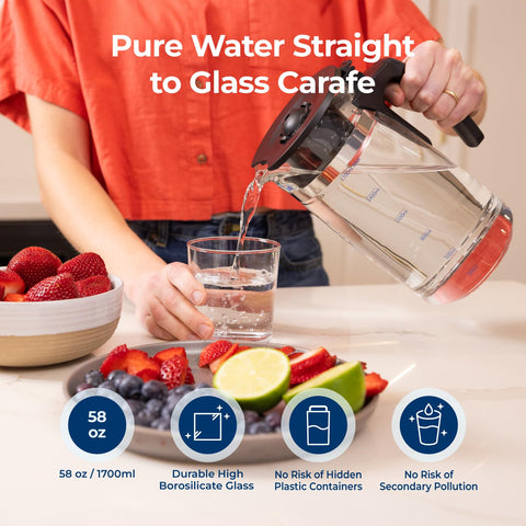 Bluevua RO100ROPOT 2:1 pure to drain water efficiency