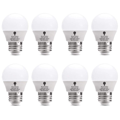 BlueX Bulbs 8-pack package for quick, energy-saving replacements.