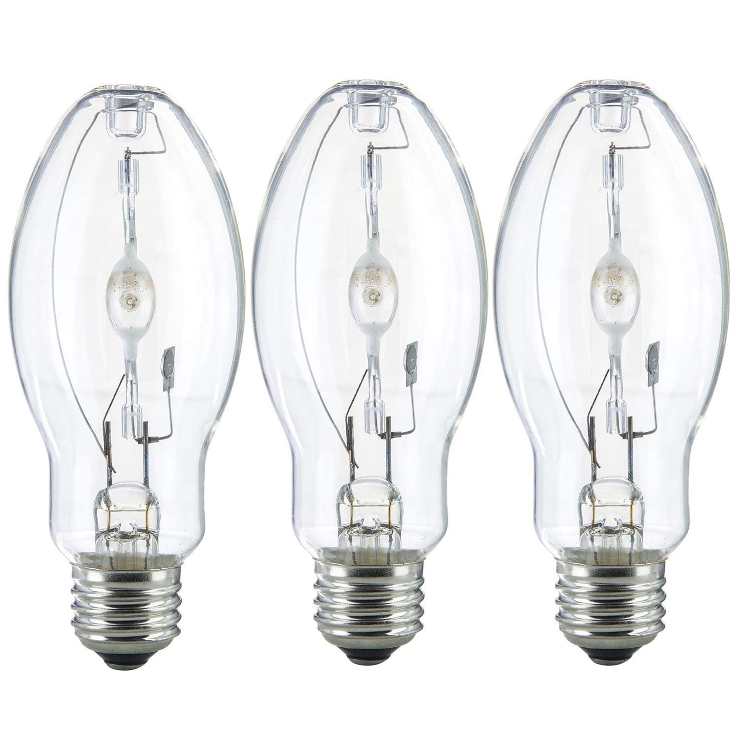 Bluex Bulbs MH100/U/MED 100W metal halide bulb front view with bright output for shops