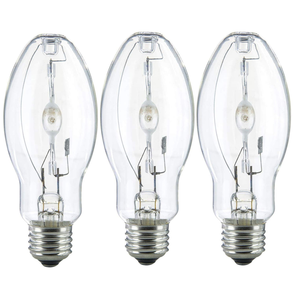 Bluex Bulbs MH100/U/MED 100W metal halide bulb front view with bright output for shops