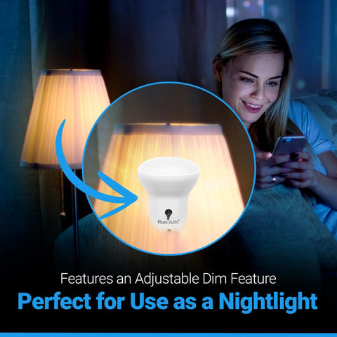 Bluex Bulbs R16 LED mini flood bulb in hallway creates safe, even illumination.