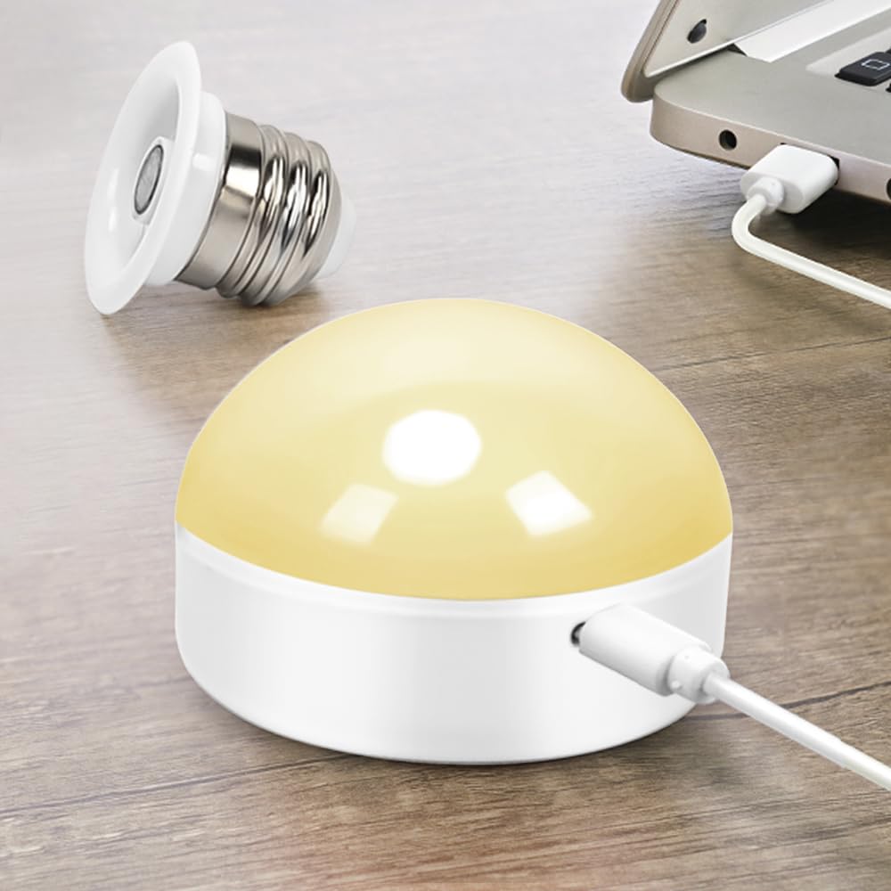 BLUEYE bulb offering three color temperatures for ambient or task lighting.
