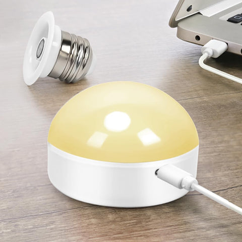 BLUEYE bulb offering three color temperatures for ambient or task lighting.