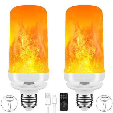 BLUEYE rechargeable flame bulbs with remote control for easy ambiance