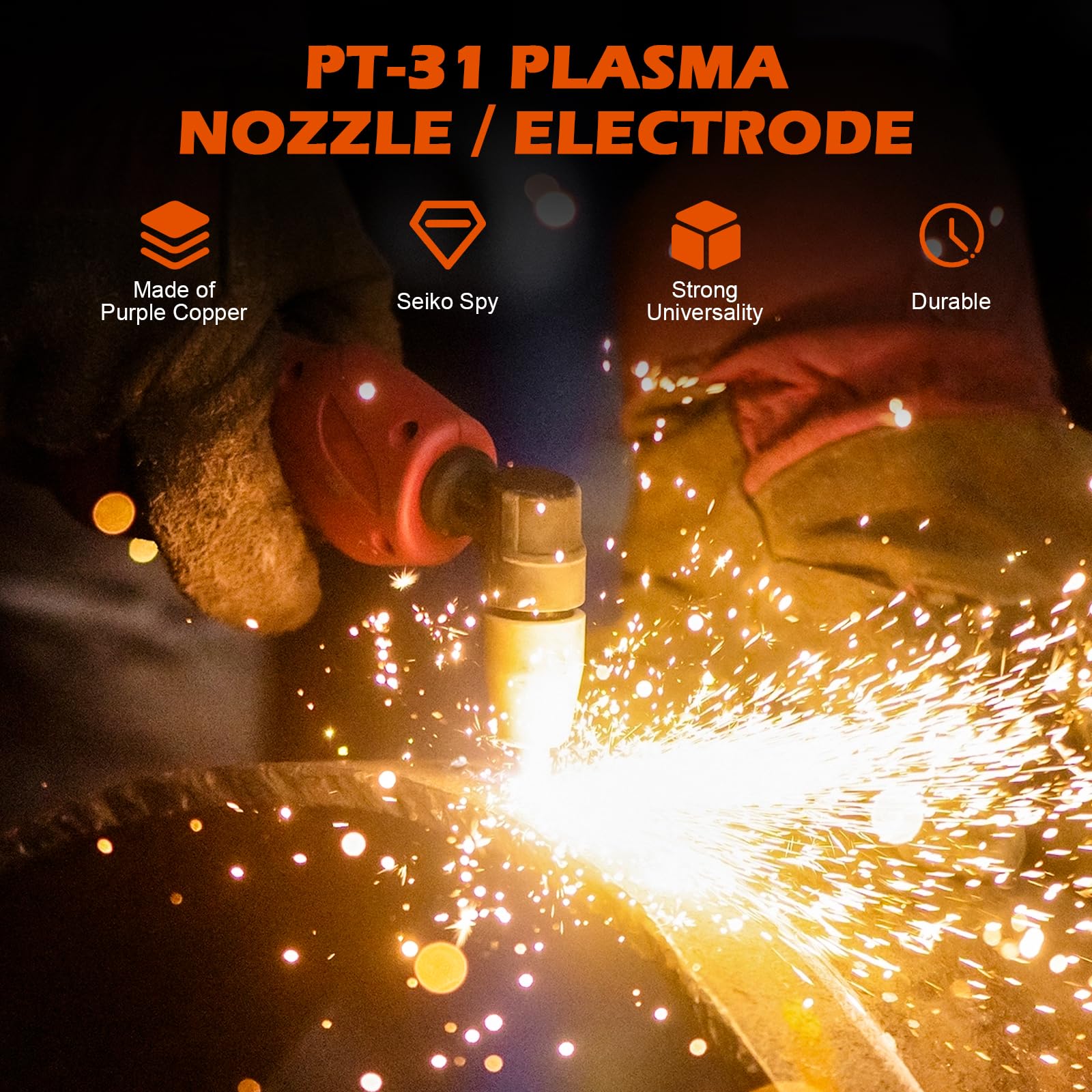 Blugibedramsh PT31 nozzles deliver clean cuts and longer life.