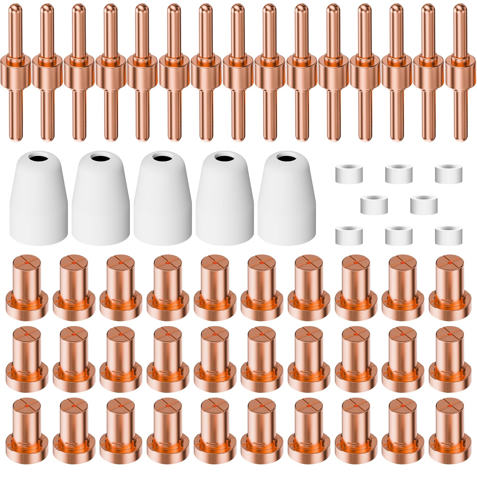 Blugibedramsh PT31 plasma consumables kit enabling precise cuts.