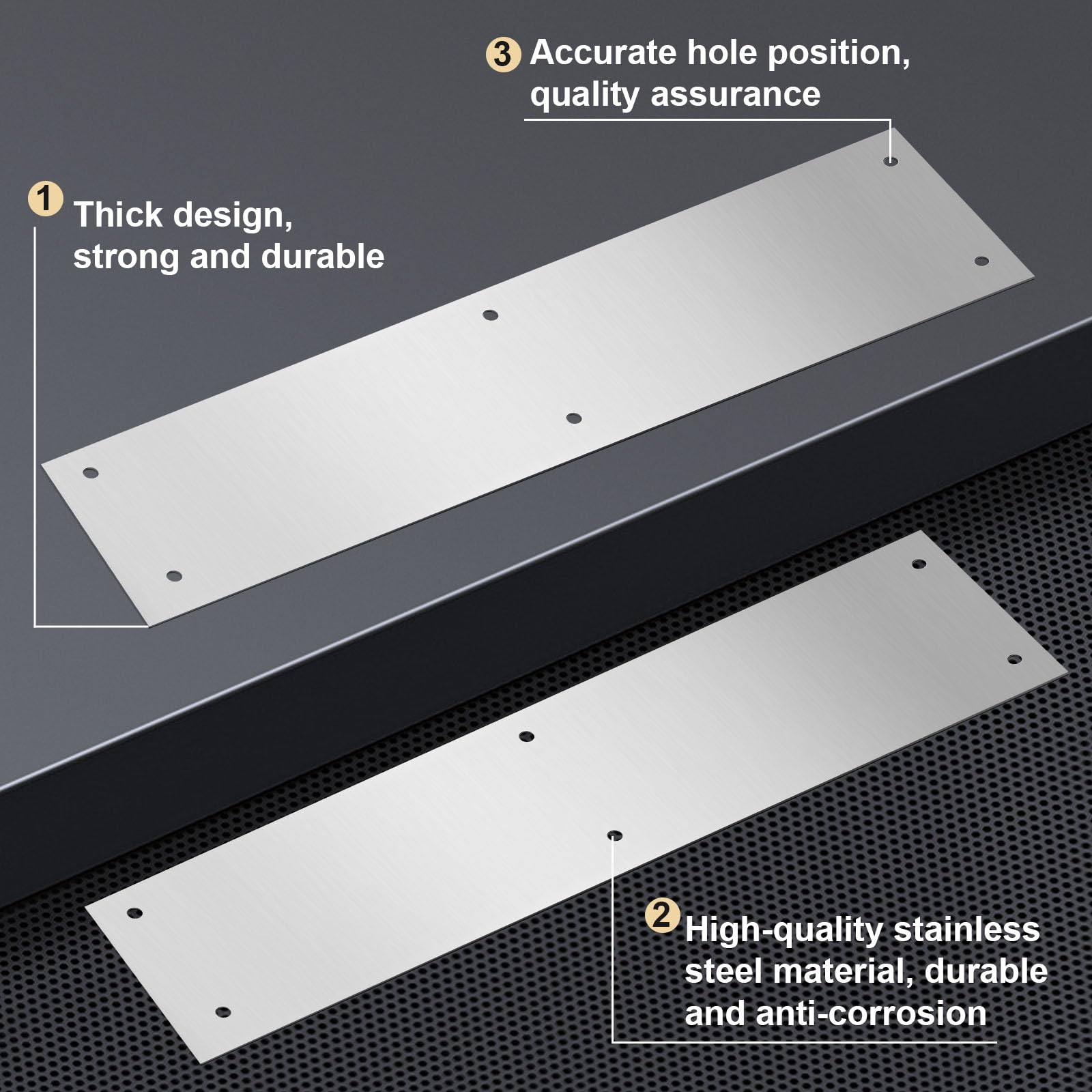 Blulu stainless steel plates suitable for interior and exterior doors