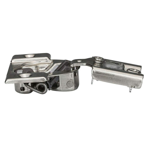 Blum 38N355B.08 demonstrates 110-degree opening for easier access.