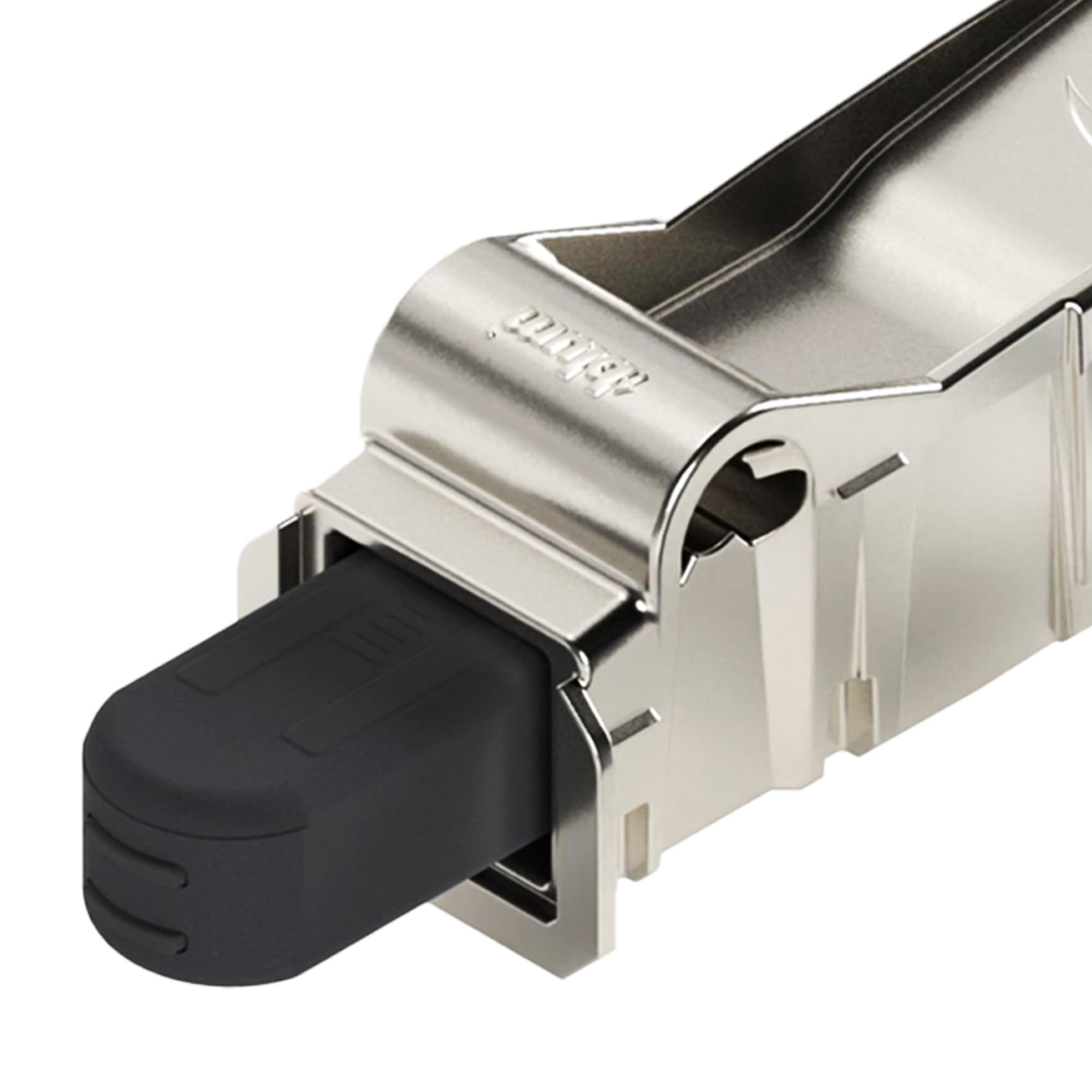 Blum spacer for partial overlays aligns cabinet doors precisely.