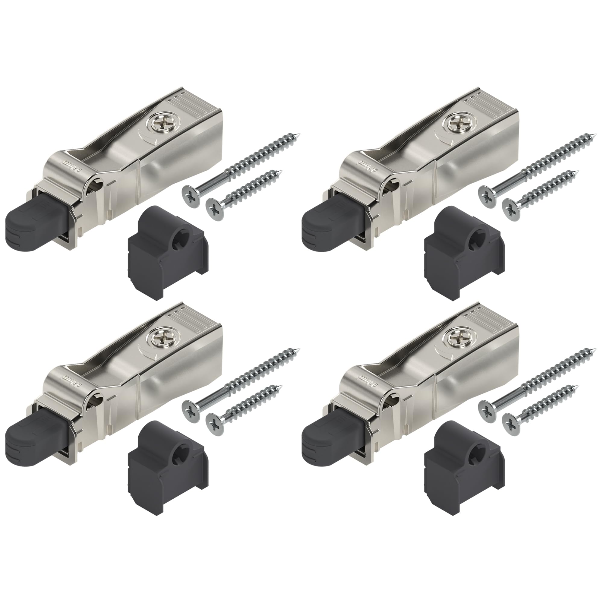 Blum BLUMOTION doors adapter close delivers silent, smooth closing for face-frame cabinets.