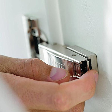 Installed Blum Clip Top 110 Degree hinge on a face-frame cabinet for quiet, smooth operation