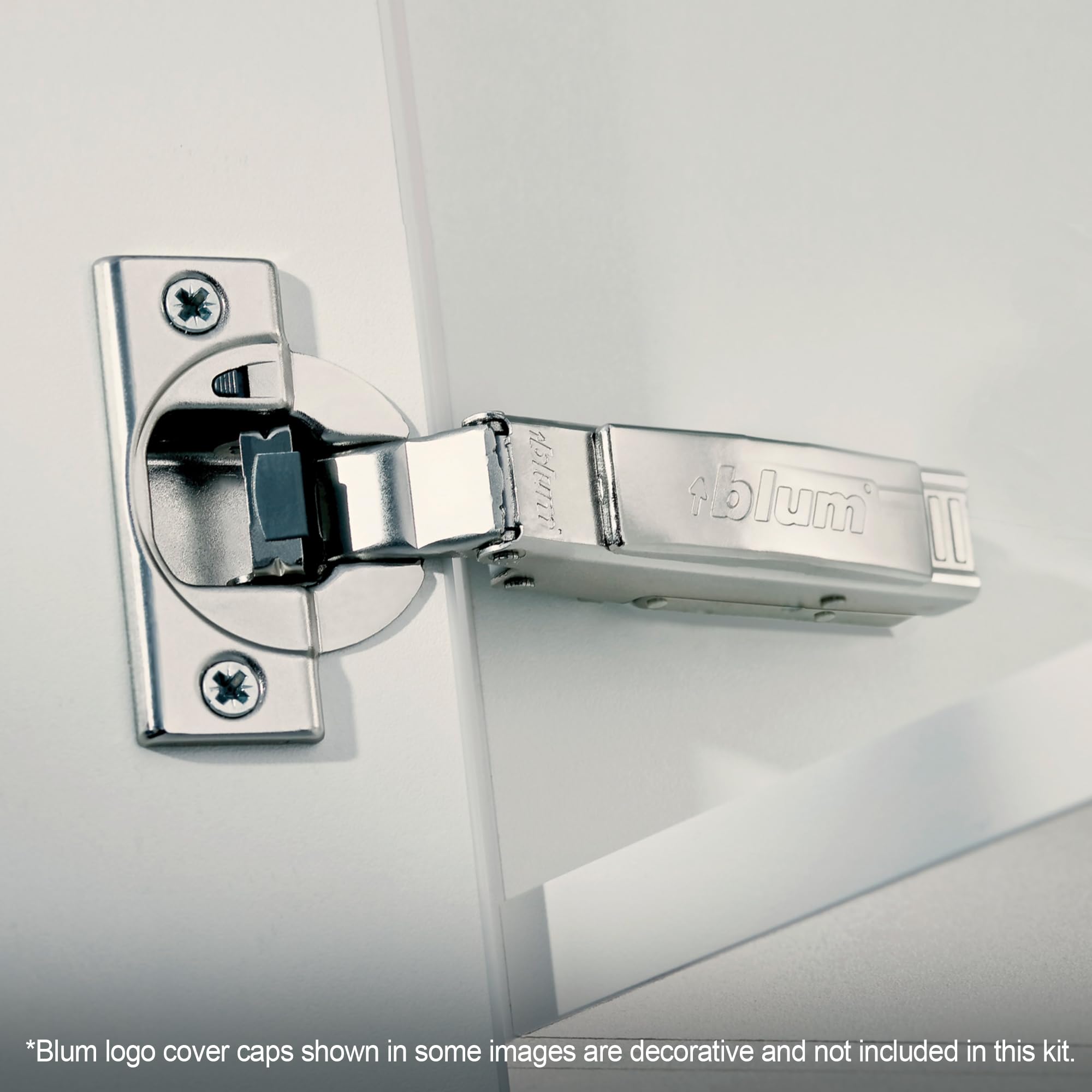 Blum Clip Top BLUMOTION hinge showing soft close feature for quiet doors
