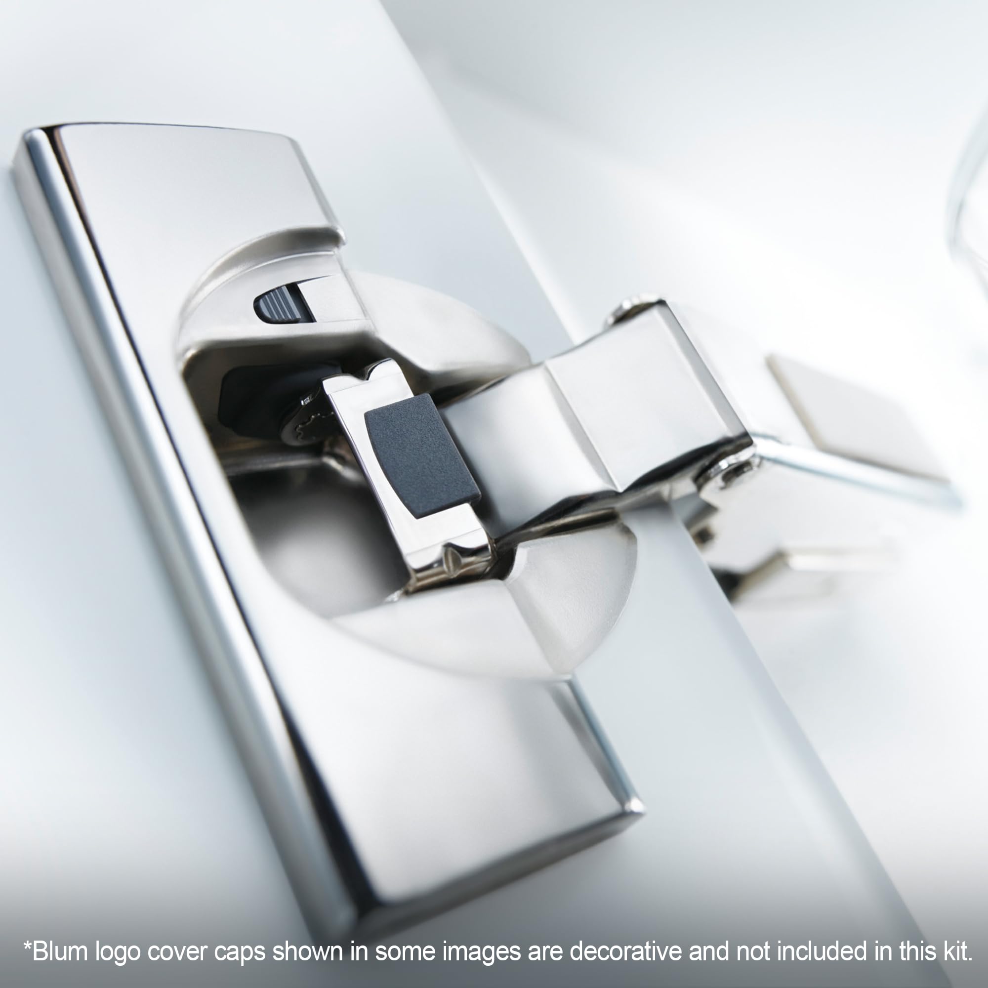 Blum Clip Top BLUMOTION hinge demonstrating tool-free clip mounting