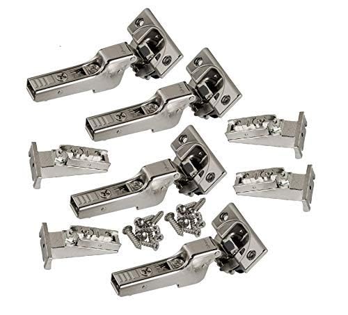Blum Clip Top hinge close-up showing the built-in soft-close mechanism