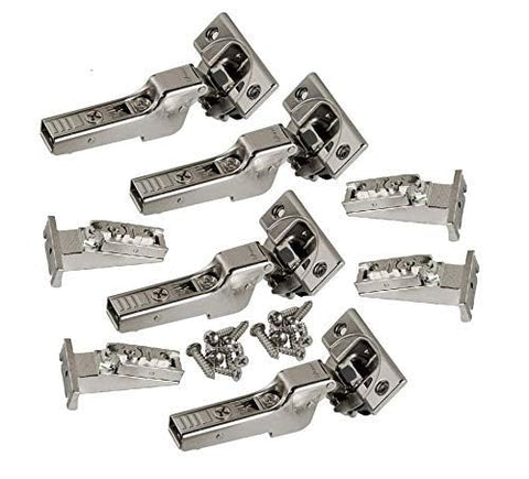 Blum Clip Top hinge close-up showing the built-in soft-close mechanism