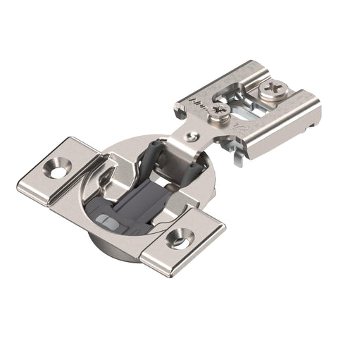 Three-way adjustment on Blum Compact Blumotion hinge for precise door alignment.